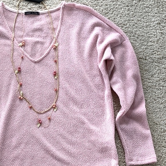 Super Soft, Pink Long Sleeve Top - Picture 5 of 6